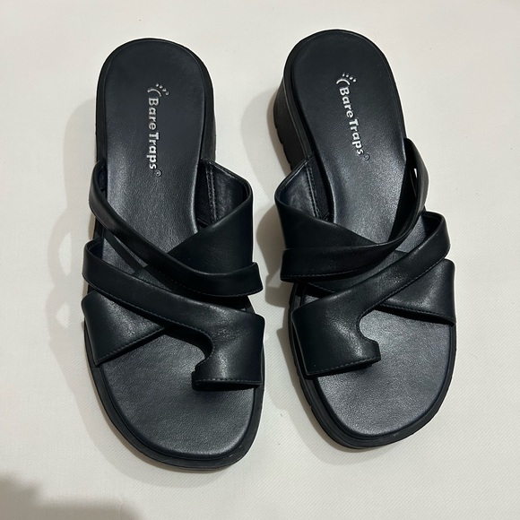 BareTraps Shoes - Baretraps Dina leather navy y2k sandals